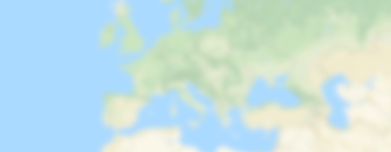 Blurred map of Europe